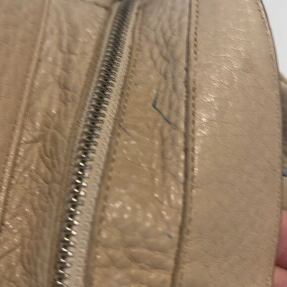 Coach Tan Pebbled Leather Top Zip Satchel Shoulder‎ Bag 5031 - Picture 11 of 16